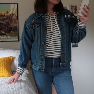 striped hoodie !!